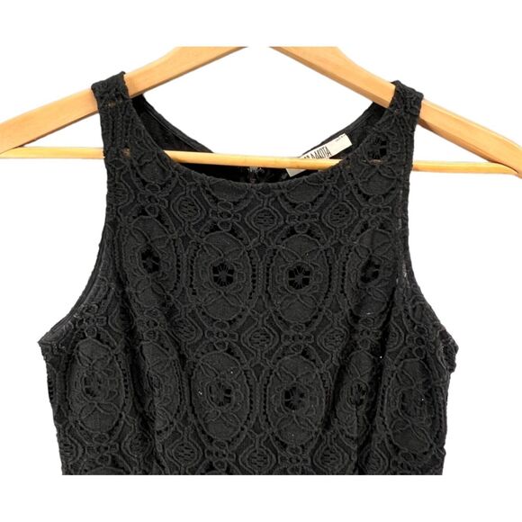 BB Dakota Renley Dress Women XS Black Lace Fit Flare Mini Party Evening Feminine - Picture 3 of 14